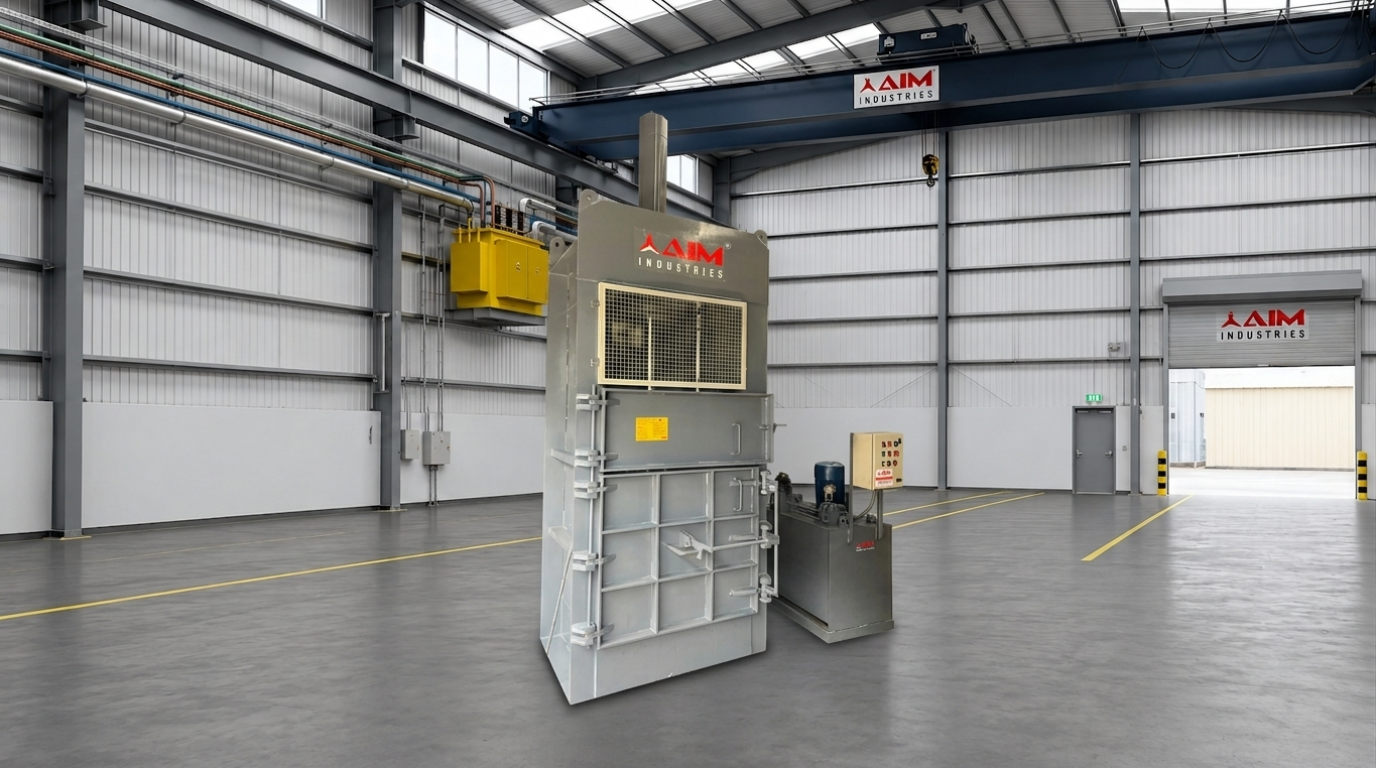 Vertical Baler Machine