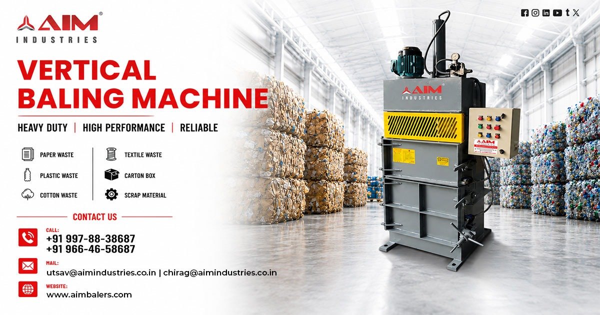 Vertical Baling Machine in UAE