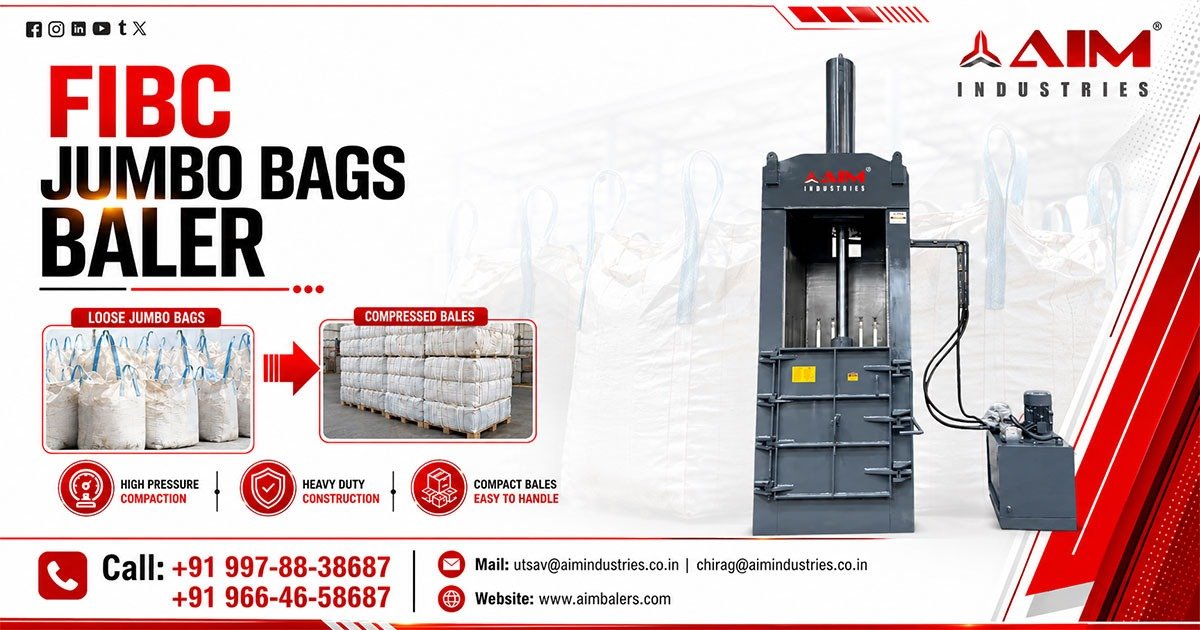 FIBC Jumbo Bags Baler in Telangana