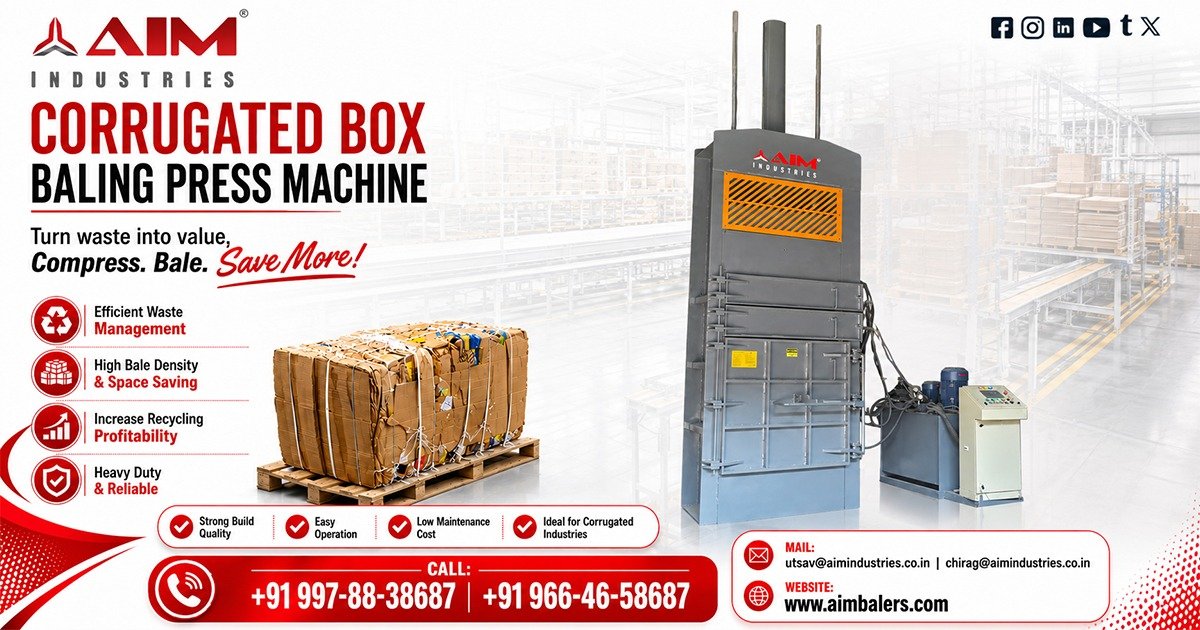 Corrugated Box Baling Press Machine in Nigeria