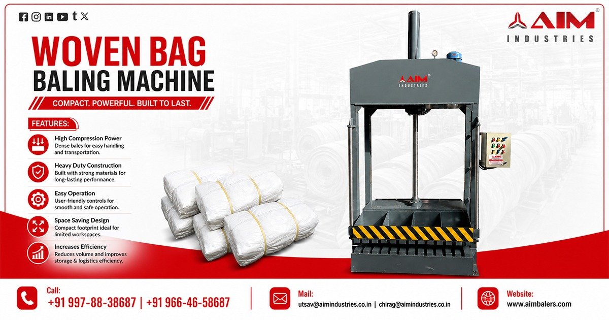 Woven Bag Baling Machine in Tamil Nadu