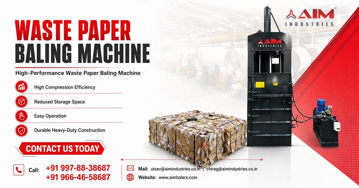 Waste Paper Baling Machine Supplier in Madhya Pradesh