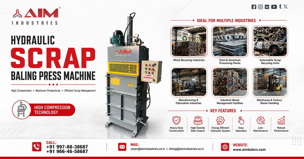 Hydraulic Scrap Baling Press Machine in South Africa