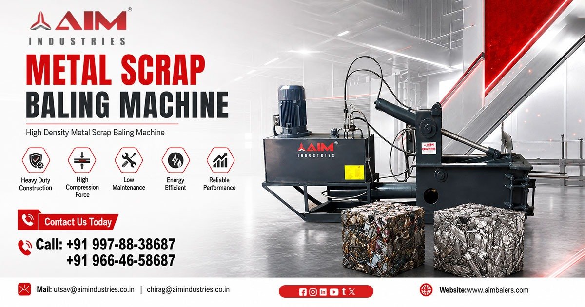 Metal Scrap Baling Machine in Sudan