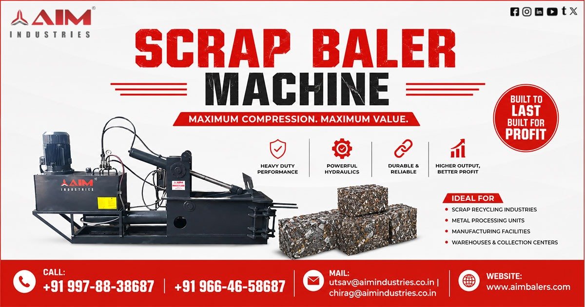 High Quality Scrap Baler Machine in Algeria