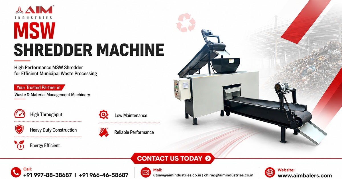 MSW Shredder Machine in Ghana