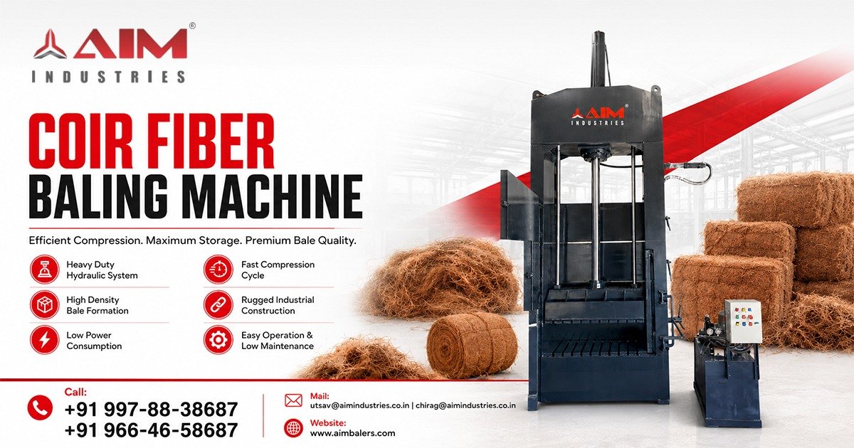 Premium Coir Fiber Baling Machines in DR Congo