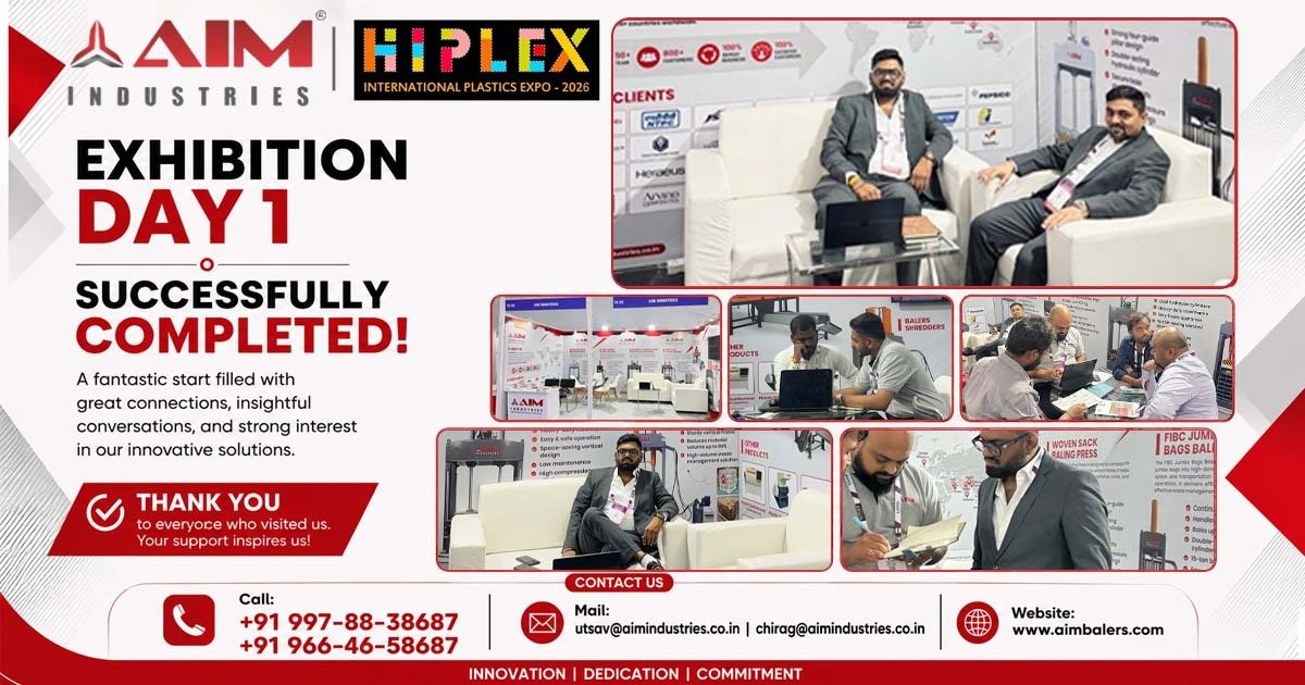 AIM Industries at HIPLEX International Plastic Expo 2026 – Day 1!