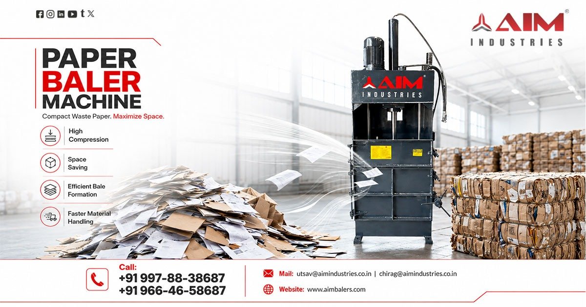 Paper Baler Machine Supplier in Uttar Pradesh