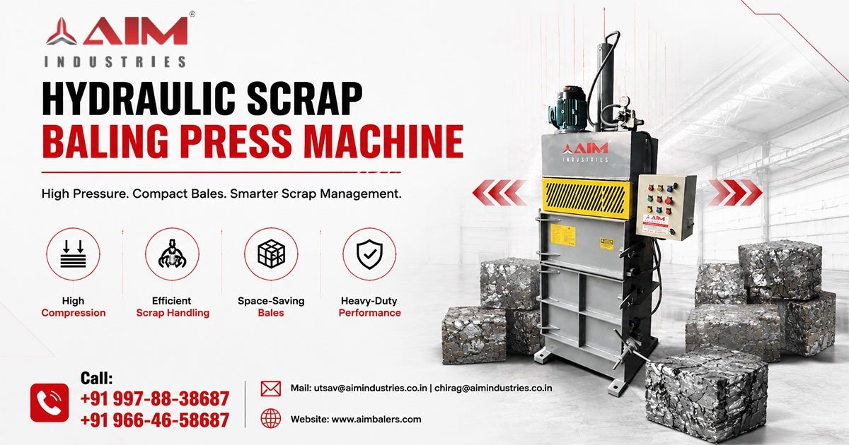 Hydraulic Scrap Baling Press Machine in Senegal