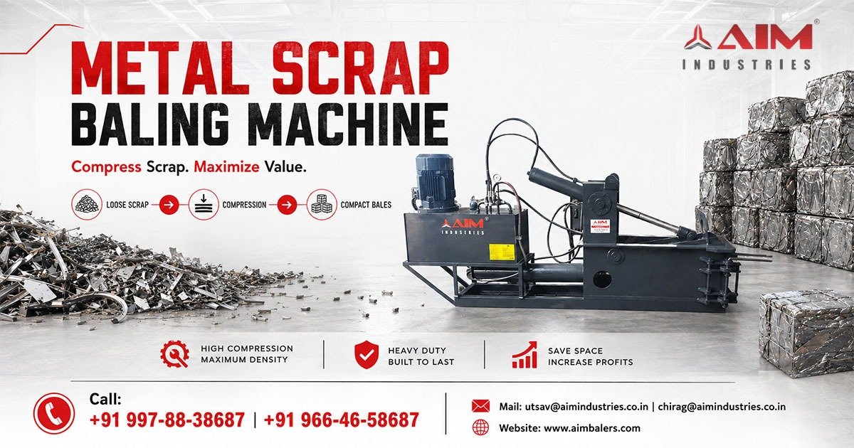 Metal Scrap Baling Machine in Zimbabwe