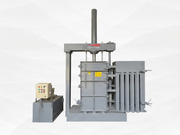 Rotatable box Vertical scrap Baler
