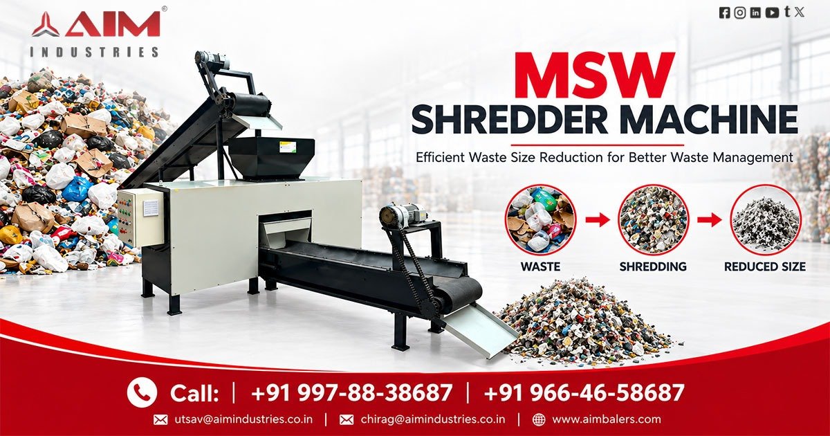 MSW Shredder Machine Manufacturer