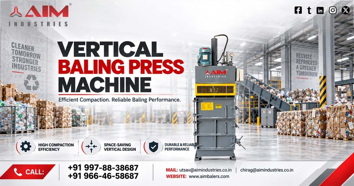 Vertical Baling Press Machine in Congo