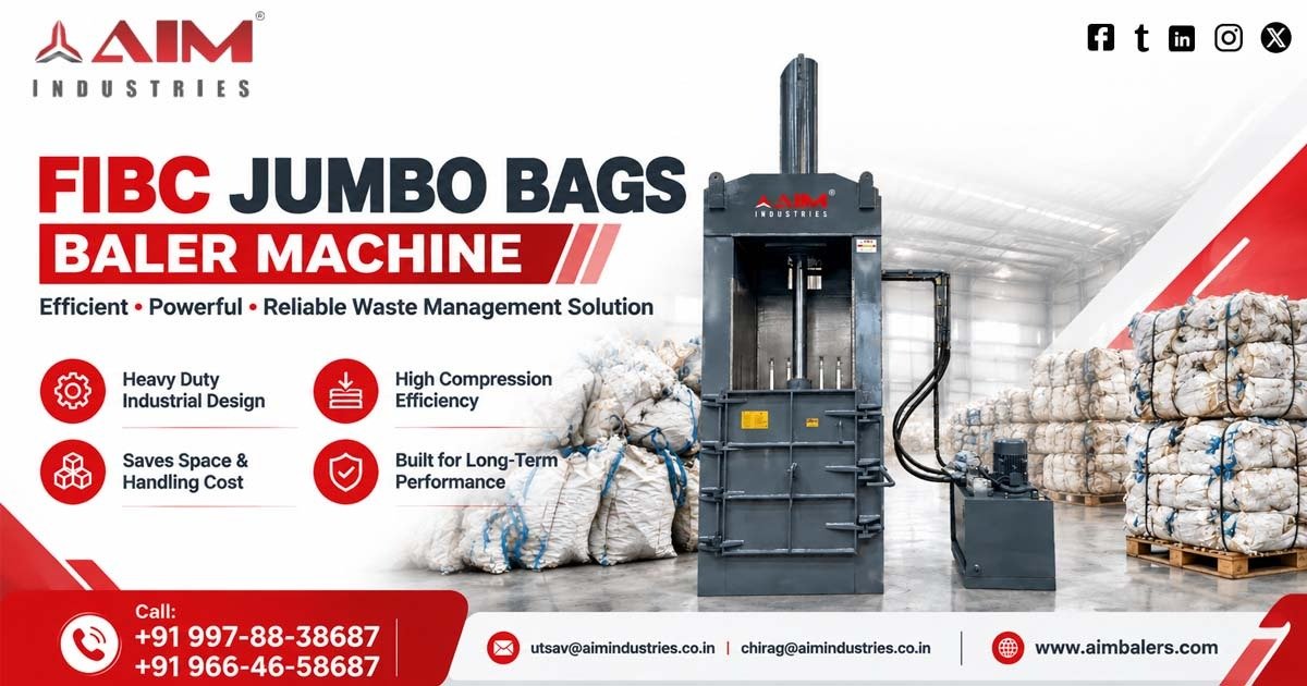 FIBC Jumbo Bags Baler Machine in Madhya Pradesh