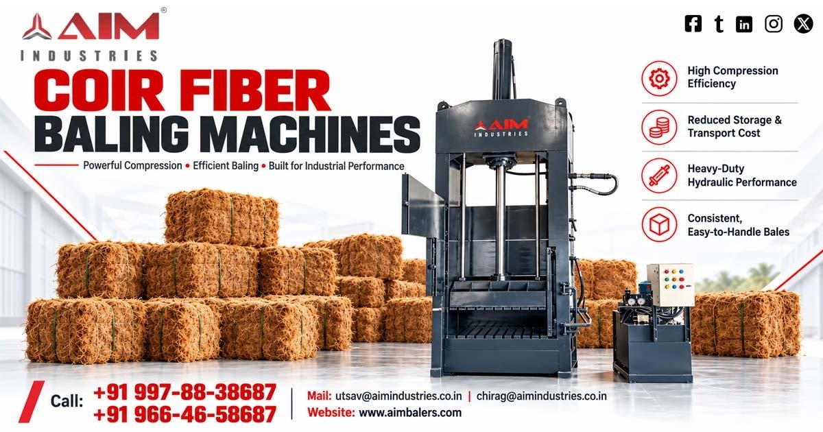 Coir Fiber Baling Machine Supplier in Gujarat