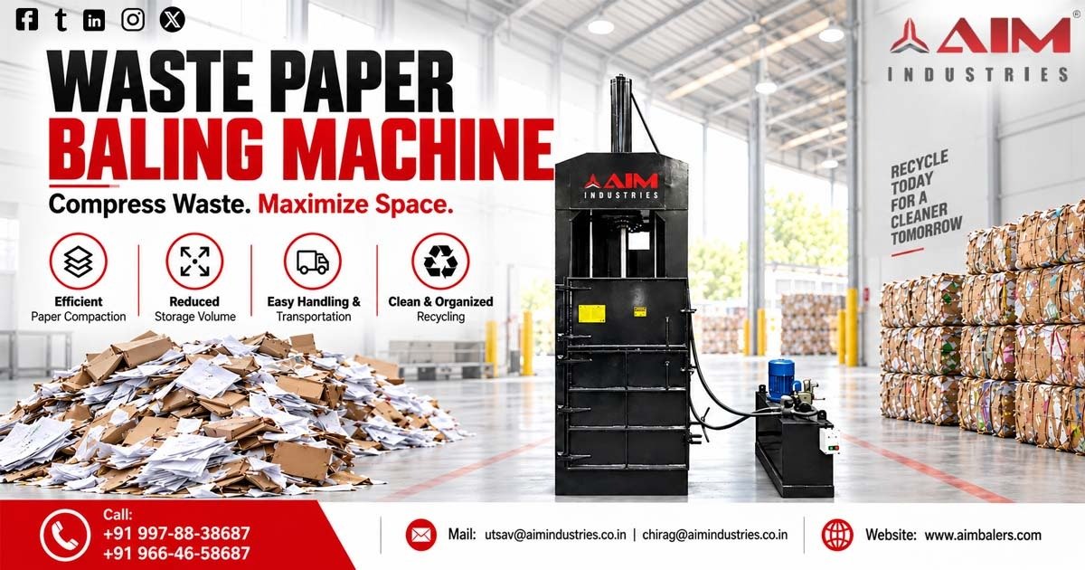 Waste Paper Baling Machine in Karnataka