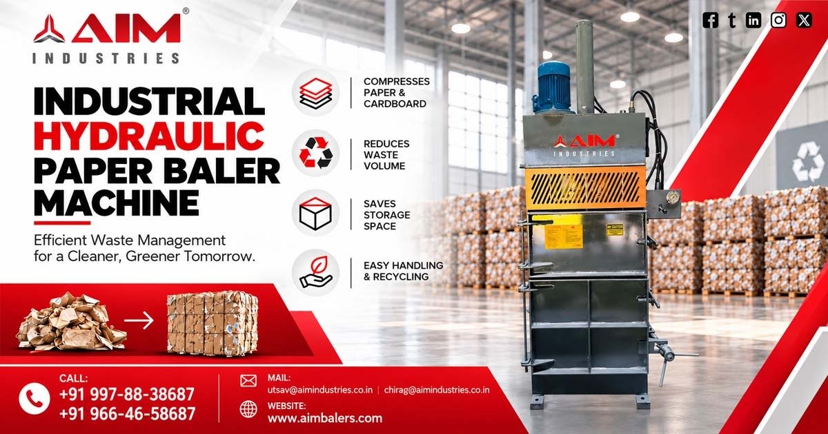 Industrial Hydraulic Paper Baler Machine in Guinea-Bissau