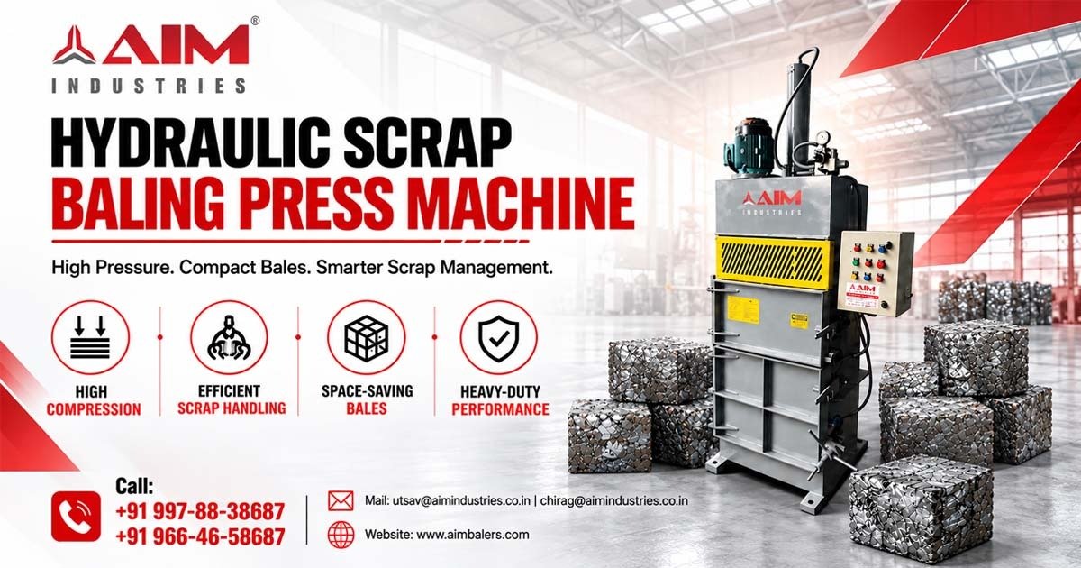 Hydraulic Scrap Baling Press Machine in Andhra Pradesh